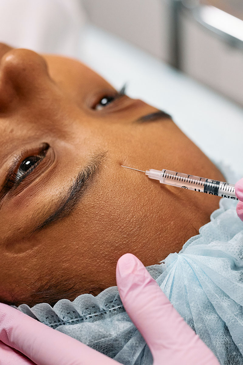Injection de Botox