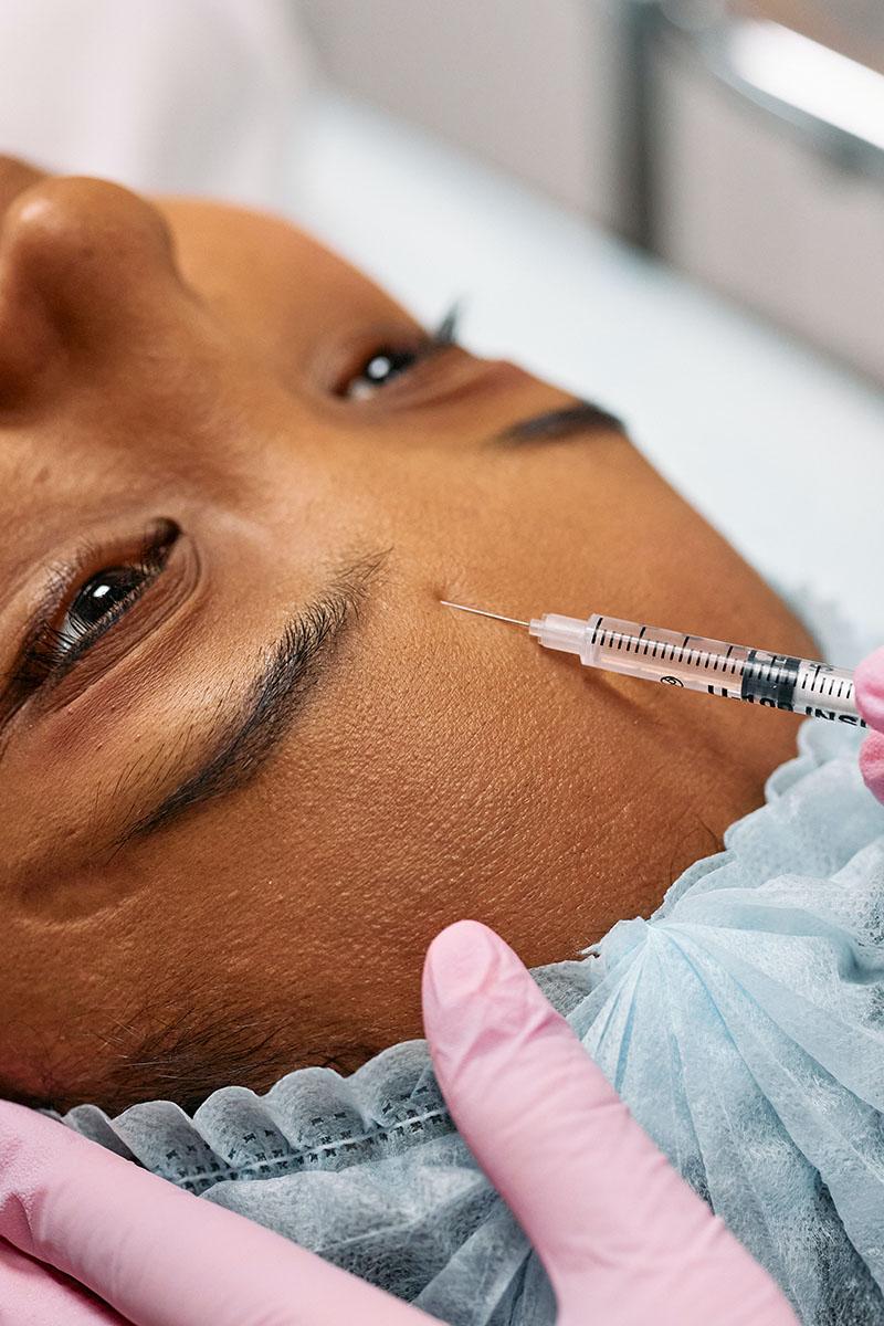 Injection de Botox